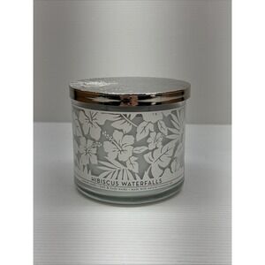Bath & Body Works Hibiscus Waterfalls 3 Wick Large Scented Candle
